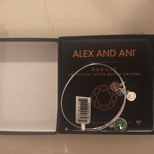 Alex and Ani August birthstone bangle